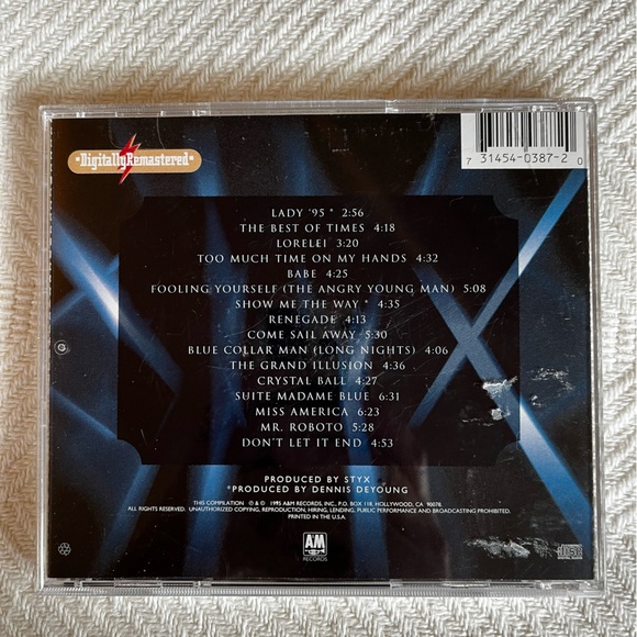 STYX Greatest Hits Music CD Album - Picture 2 of 6